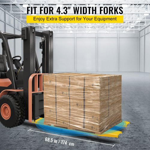Pallet Forks Extensions Steel Pallet Forks 72 x 4.5 Inch Heavy Duty Pallet Forks 182cm Length Forks Extensions for Forklift Lift Truck(72 x 4.5 Inch)