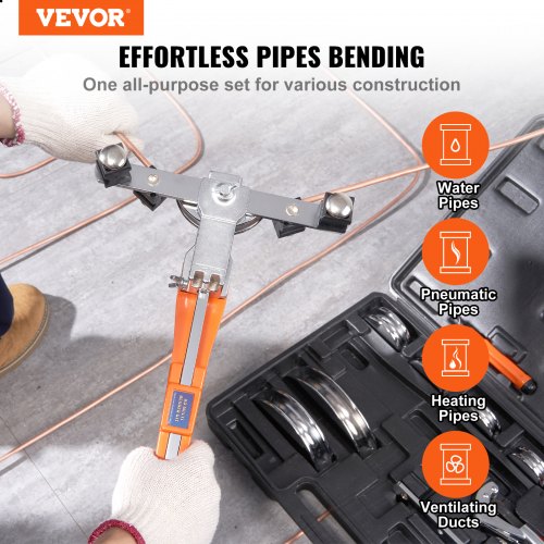 Ratcheting Pipe Tube Bender 1/4