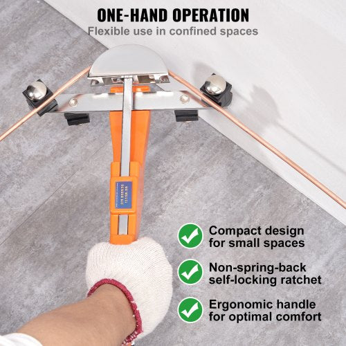 Ratcheting Pipe Tube Bender 1/4