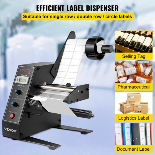 Auto Label Dispenser Stripper Separating Machine Labels Label Separator Electric Dispensing Device Automatic Sticker Separating Machine AL-1150D