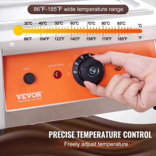 Chocolate Tempering Machine Chocolate Melting Pot 17.6 Lbs 2 Tanks