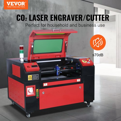 50W CO2 Laser Engraver Engraving Carving Print Machine 300x500 mm Workbed