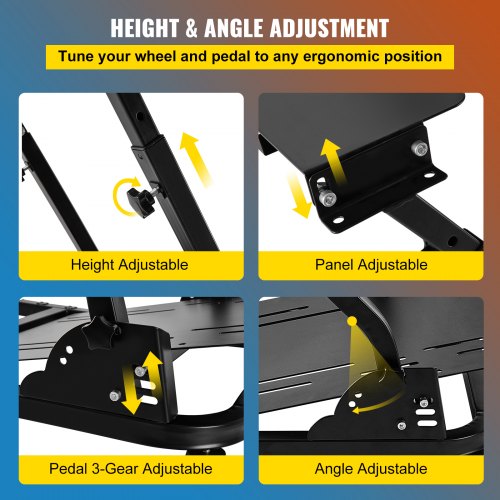 Vevor Steering Wheel Stand For Thrustmaster T150 Rs Racing Wheel For Ps4
