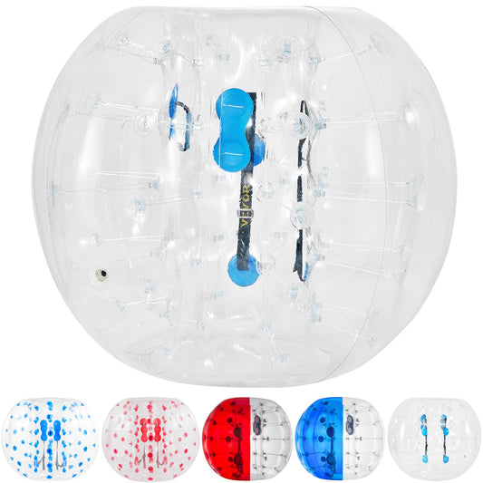 1PCS PVC Zorbing Ball Family Fun Zorb Ball Soccer Bubble for Adults or Child 1.2M Inflatable Bumper Football Outdoor Activity Zorb Balls Transparent