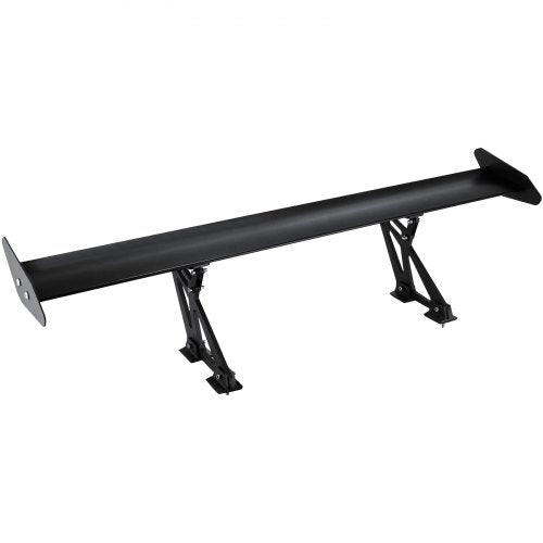 Universal GT Wing Spoiler 110CM Lightweight Aluminum Rear Spoiler Wing Adjustable Angel 43"Single Deck Racing Trunk Spoiler BGW Drift JDM Drift Black Universal Spoiler