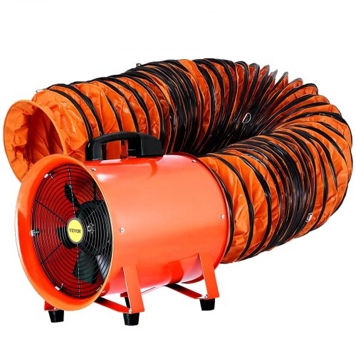 12 Inch(5m) Extractor Fan Blower Portable 5m Duct Hose Utility High Rotation Exhaust