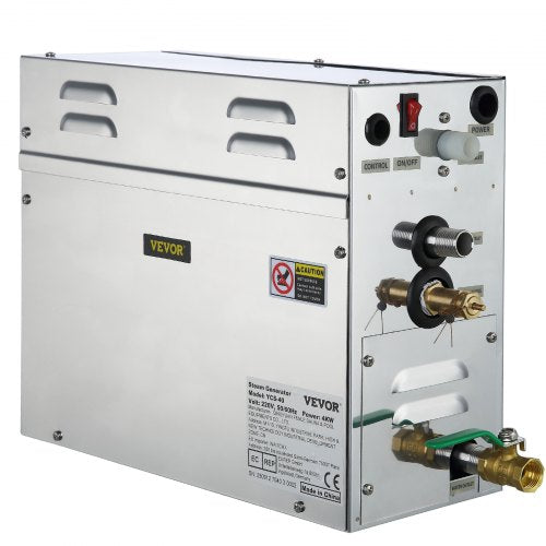 Steam Generator 4KW Steam Room Generator Digital Display Steam Generator Sauna Steam Generator for Home Commercial Steam Generator kit Steam Bath Generator