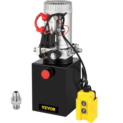 4 Quart Single Acting Hydraulic Dump Trailer Power Unit Lift Remote
