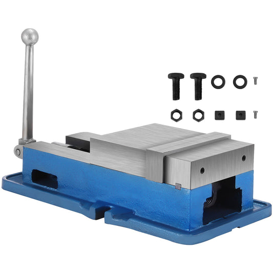 6 Inch Powerful Precise Clamping Vice, 59.4lbs Vice Machine Vice Precision Vice Accessory Set, 1-3/4Inch Jaw Precise Clamping Lock Table Vice