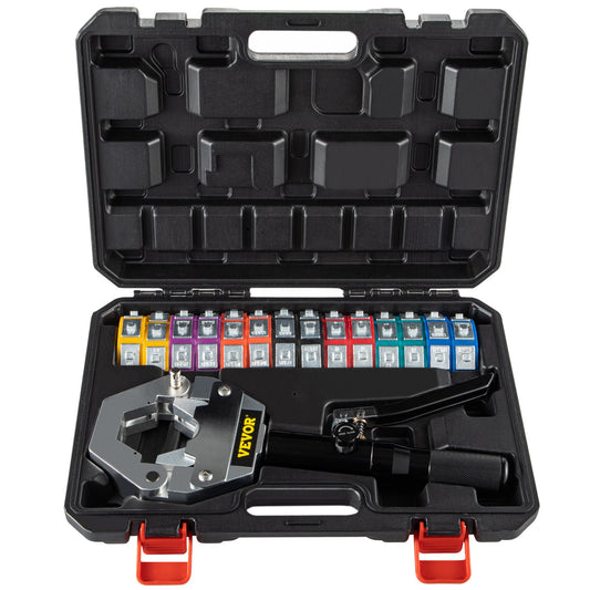 71500 Automotive A/C Hand held Hydraulic Hose Crimper Crimping Tool Kits for Repair Air Conditioner/Car Pipes