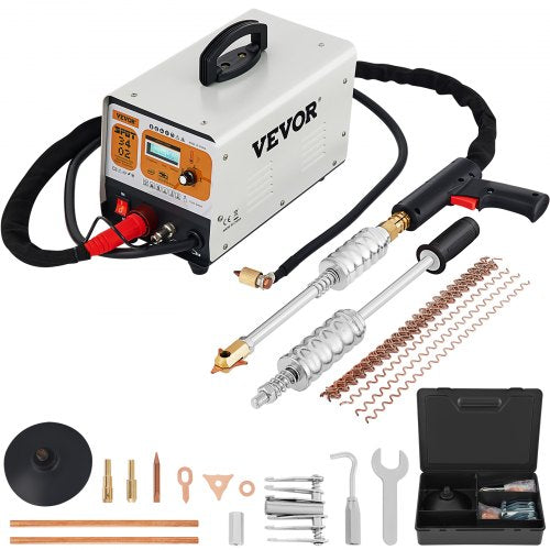 Stud Welder Dent Repair Kit, 3 KW 220 V Spot Welder Dent Puller with 2 Welding Guns, 6 Modes Spot Welding Machine with LCD for Car Body Dent Repair
