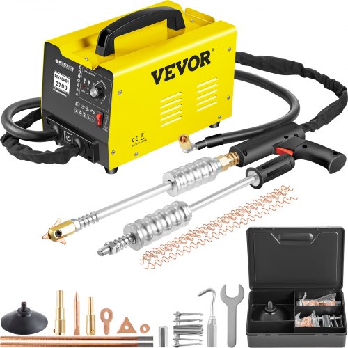 Spot Dent Puller Dent Puller Machine 2KW Dent Puller Welder 5 Modes Yellow