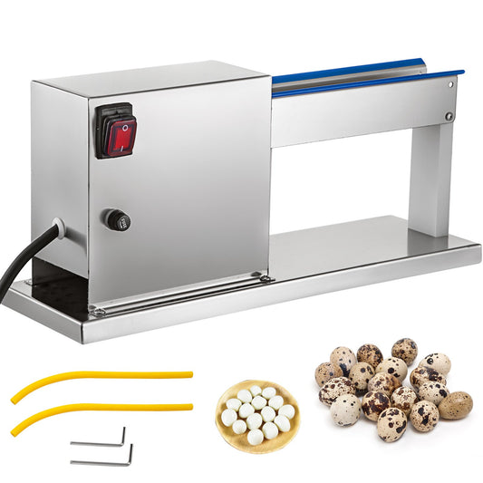 Quail Egg Peeler Machine 50KG/H Quail Egg Sheller 18W Quail Egg Sheller Semi-Automatic  Quail Egg Peeling Machine Stainless Steel Bird Egg Peeling Machine for Boiled Quail Egg