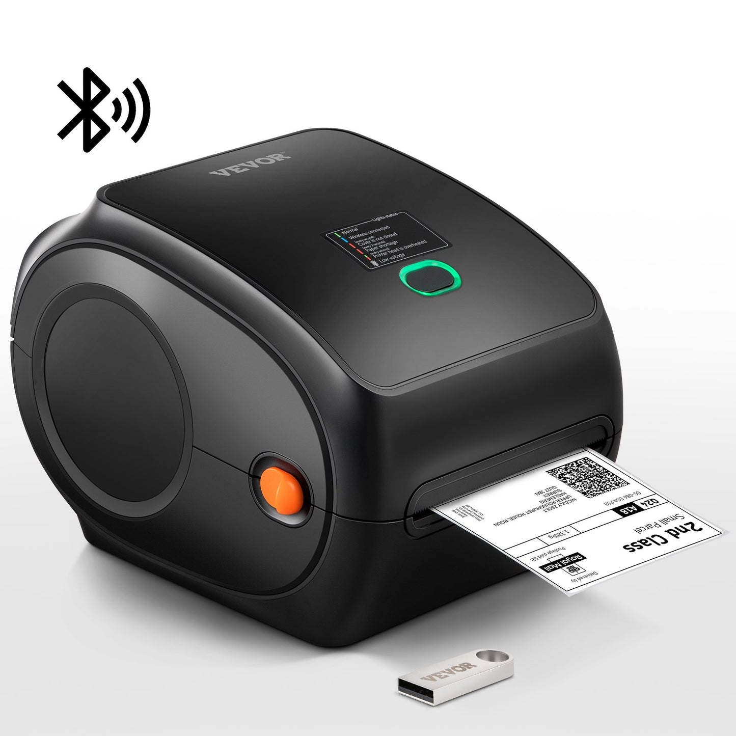 Thermal Label Printer 4x6 300DPI USB/Bluetooth for Amazon eBay Etsy UPS