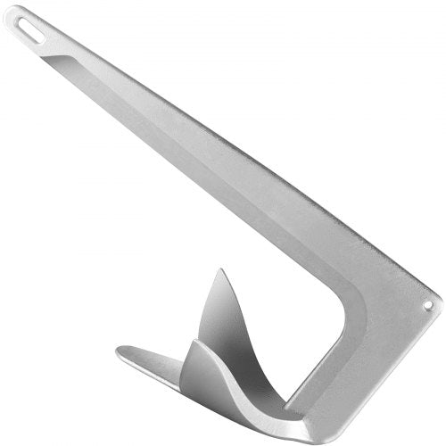 Bruce Claw Anchor 11 lb Boat Anchor, Galvanized Steel Boat Anchor, 5 kg Marine Anchor with One Anchor Shackle, Heavy Duty Boat Anchor for 16'-23' Boat Yacht Mooring on the Beach