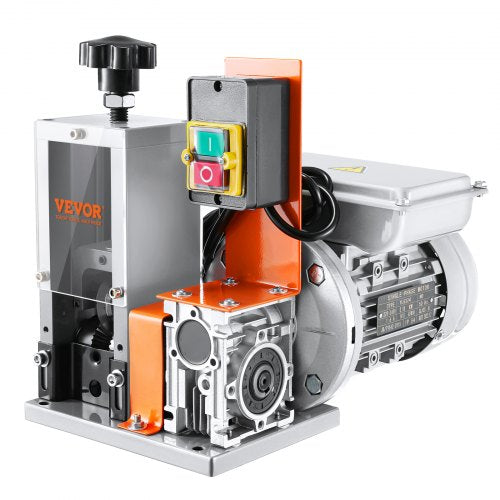 Automatic Wire Stripping Machine, 0.06''-0.98'' Electric Motorized Cable Stripper, 180 W, 60 ft/min Wire Peeler with Visible Stripping Depth Reference, for Scrap Copper Recycling
