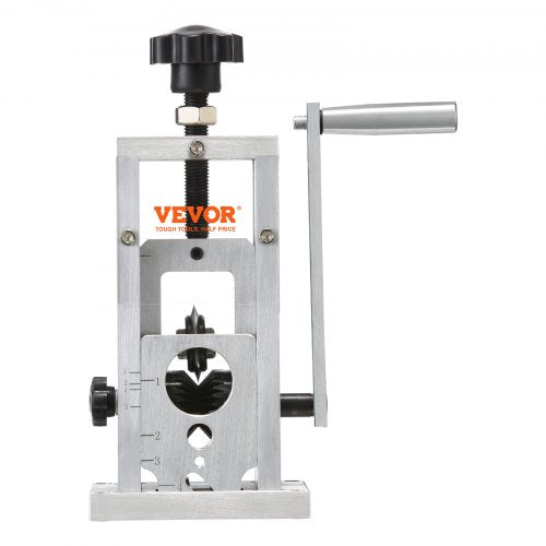 Manual Wire Stripping Machine, 0.06''-1.57'' Copper Stripper with Hand Crank or Drill Powered, Visible Stripping Depth Reference, Portable Aluminum Frame Wire Peeler for Scrap Copper Recycling