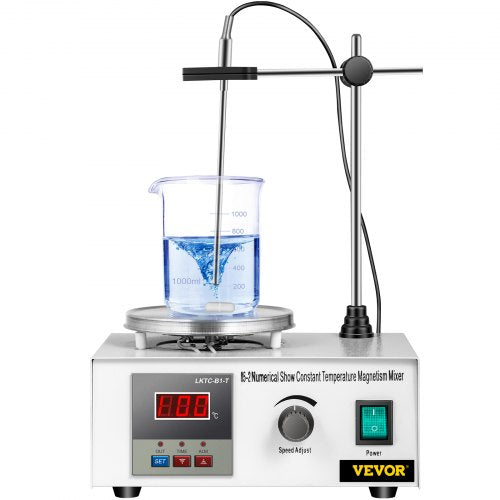 85-2 Magnetic Stirrer with Heating Plate 1000ml Hotplate Laboratory Magnetic Stirrer 300W Digital Display