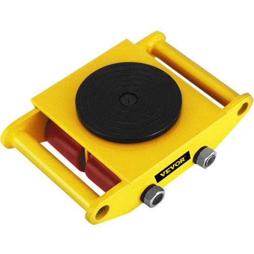 Industrial Machinery Mover with 360°Rotation Cap 13200lbs 6T Dolly Skate Fastship 4 Rollers