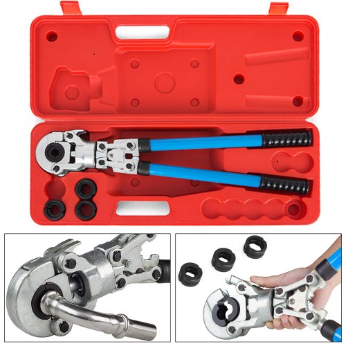 Pipe Crimping Pliers 16-32mm Pressing Rotatable  Steel Fitting Tools Compound Pipe 16-32mm Extendable Composite Pipes Press Fitting