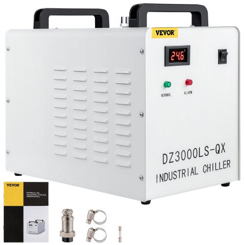 9L Tank Water Chiller CW-3000DG Thermolysis Industrial Water Chiller Water Cooling Chiller for 60W 80W CO2 Glass Laser Tube Cooler