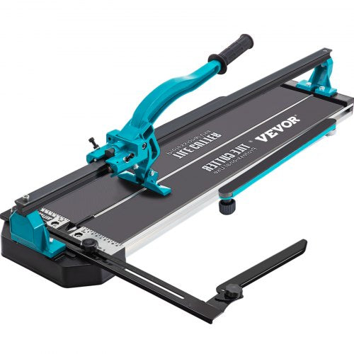 24 Inch Tile Cutter Single Rail Double Brackets Manual Tile Cutter 3/5 in Cap w/Precise Laser Manual Tile Cutter Tools for Precision Cutting