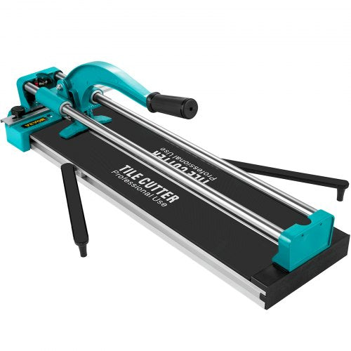 24 Inch/600mm Tile Cutter Double Rails & Brackets Manual Tile Cutter 3/5 in Cap w/Precise Laser Manual Tile Cutter Tools for Precision Cutting