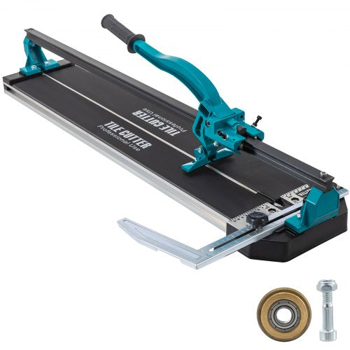 31 Inch Tile Cutter Single Rail Manual Tile Cutter 3/5 in Cap w/Precise Laser Positioning Manual Tile Cutter Tools for Precision Cutting