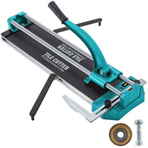 31 Inch/800mm Tile Cutter Double Rails & Brackets Manual Tile Cutter 3/5 in Cap w/Precise Laser Manual Tile Cutter Tools for Precision Cutting