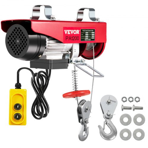 1200KG 12M Electric Hoist Crane Heavy Equipment Loading Heavy Duty Warehouse with Remote Control
