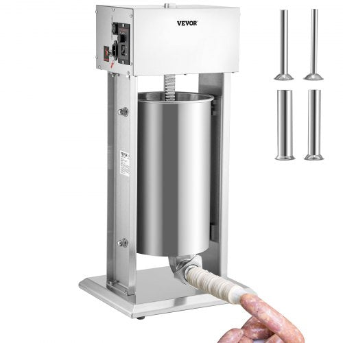 Electric Sausage Stuffer 15L Variable Speed Sausage Maker Stainless Steel