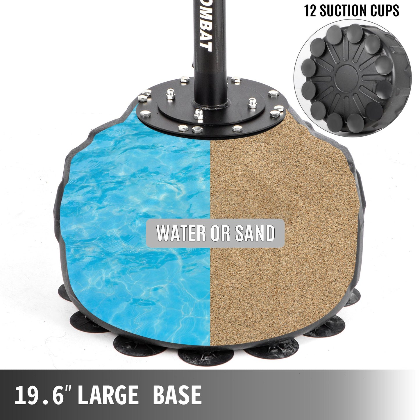 Reflex Bag Freestanding Height Adjustable Spinning Bar with Boxing Gloves Speed Bag Stand Up Boxing Bar Punching Bag Set with Stand for MMA Training, Stress Relief, Fitness(Red,1 Rod)