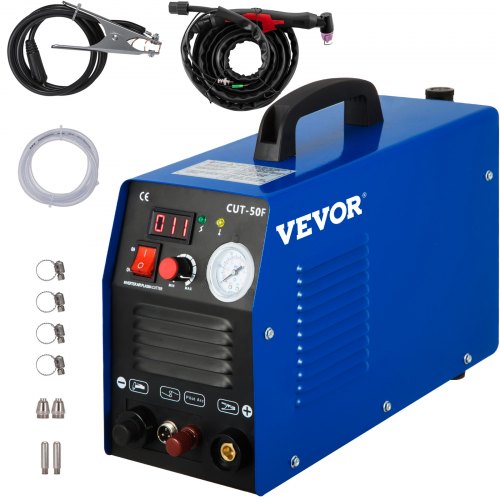 Vevor 50a Plasma Cutter Pilot 220v Cnc Compatible Ag-60 Torch+ Consumable Cut50f