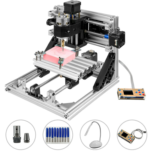 2418 CNC Router Kit Wood Router Kit Basic GRBL Control DIY CNC Machine 3 Axis PCB PVC Milling Machine with Offline Controller 240x180x40mm