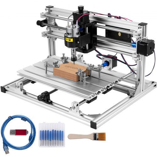 3 Axis 3018 Grbl Control CNC Router Engraving Machine 300X180X45mm for Wood PVC Injection Molding Material (Basic)