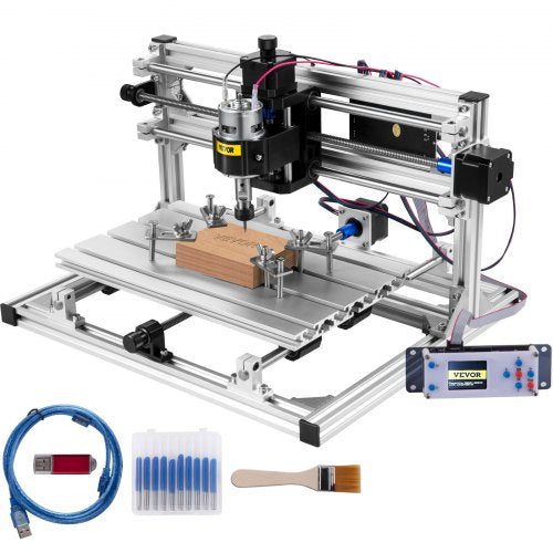 3018 CNC Router Kit Wood Router Kit Basic GRBL Control DIY CNC Machine 3 Axis PCB PVC Milling Machine with Offline Controller 300x180x45mm