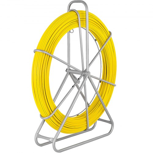 Fish Tape  8mm  Fishtape Puller 8mmx150m Fiberglass Wire Cable Rodder 150m/492ft Running Rod Duct