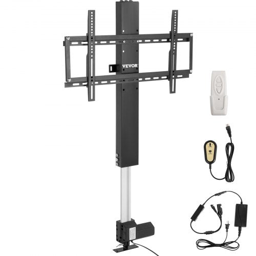 TV Lift Stand Motorized TV auto Lift Mount Bracket for 26"-60" Flat Screen LCD/LED/OLED Plasma TVs Heavy Duty Electric TV Mount Motorised TV Lift