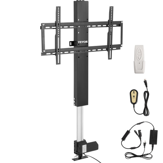 TV Lift Stand Motorized TV auto Lift Mount Bracket for 26"-60" Flat Screen LCD/LED/OLED Plasma TVs Heavy Duty Electric TV Mount Motorised TV Lift