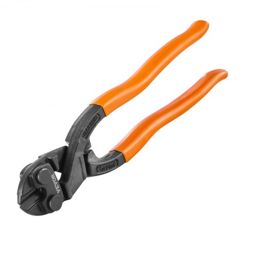 Bolt Cutter 8" Mini Lock Cutter Bimaterial Handle with Rubber Grip Steel
