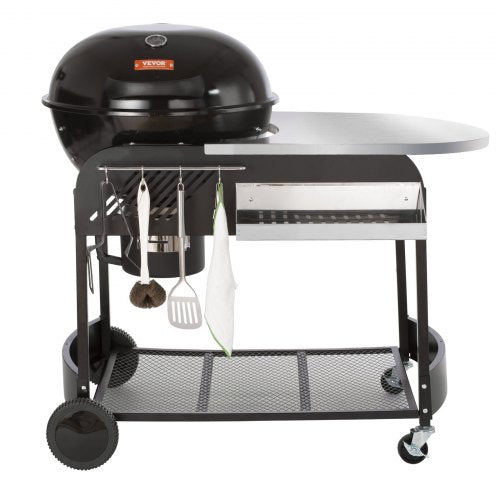 21 inch Kettle Charcoal Grill BBQ Portable Grill with Cart Outdoor Cooking