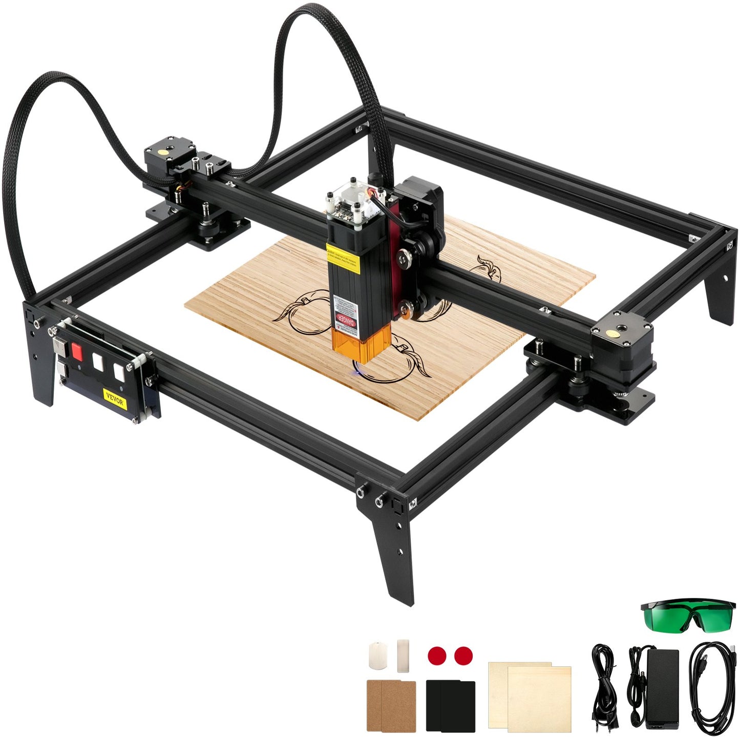Desktop Laser Engraver 12.2"x11.8" Large Engraving Area 5.5W Laser Power