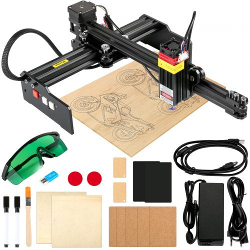 Portable Laser Engraver 7.5"x6.7" Large Engraving Area 4.5W Laser Power