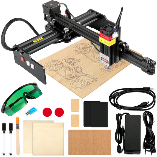 Portable Laser Engraver 7.5"x6.7" Large Engraving Area 4.5W Laser Power