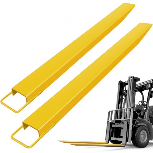 Pallet Forks Extensions Steel Pallet Forks 72 x 5.5 Inch Heavy Duty Pallet Forks 182cm Length Forks Extensions for Forklift Lift Truck