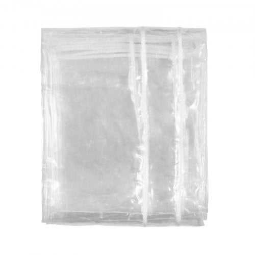 Clear Vinyl Tarp 6.6 x 9.8 ft Clear Vinyl Patio Enclosure with Grommets