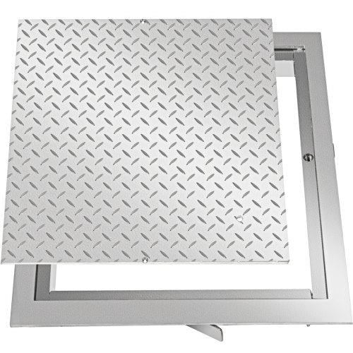 Recessed Manhole Cover Covers 60x60 cm Clear Opening, Galvanized Steel Drain Cover Overall Size 67x67 cm, Sealed Square Manhole Covers and Frames Steel Man Hole Cover Lids for Boats and Ships
