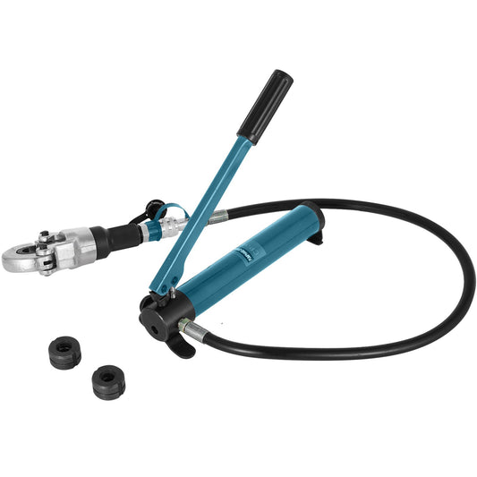 ?15-28Mm Hydraulic Pipe Crimping Tool from 15 to 28 Mm, 6 Ton Hydraulic Crimper Pliers with 4 Dies 15mm 18mm 22mm 28 mm for Crimping Copper & Stainless Steel Pipe W/V Types