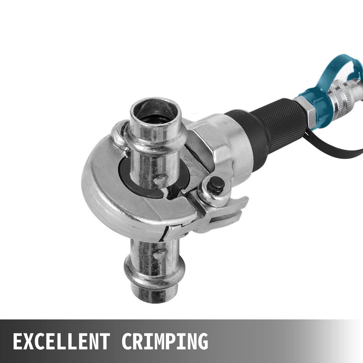 ?15-28Mm Hydraulic Pipe Crimping Tool from 15 to 28 Mm, 6 Ton Hydraulic Crimper Pliers with 4 Dies 15mm 18mm 22mm 28 mm for Crimping Copper & Stainless Steel Pipe W/V Types