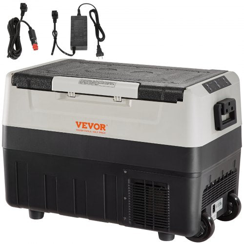 Portable Car Refrigerator Freezer Compressor 37Qt Dual Zone for Car Home
